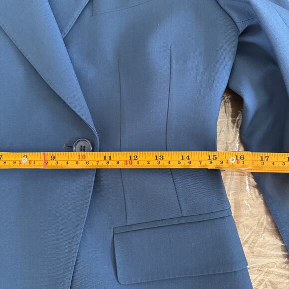 Burberry Claudete Tailored Blazer Jacket Muted Navy US8/ EU42 RT$2350 - Picture 6 of 13